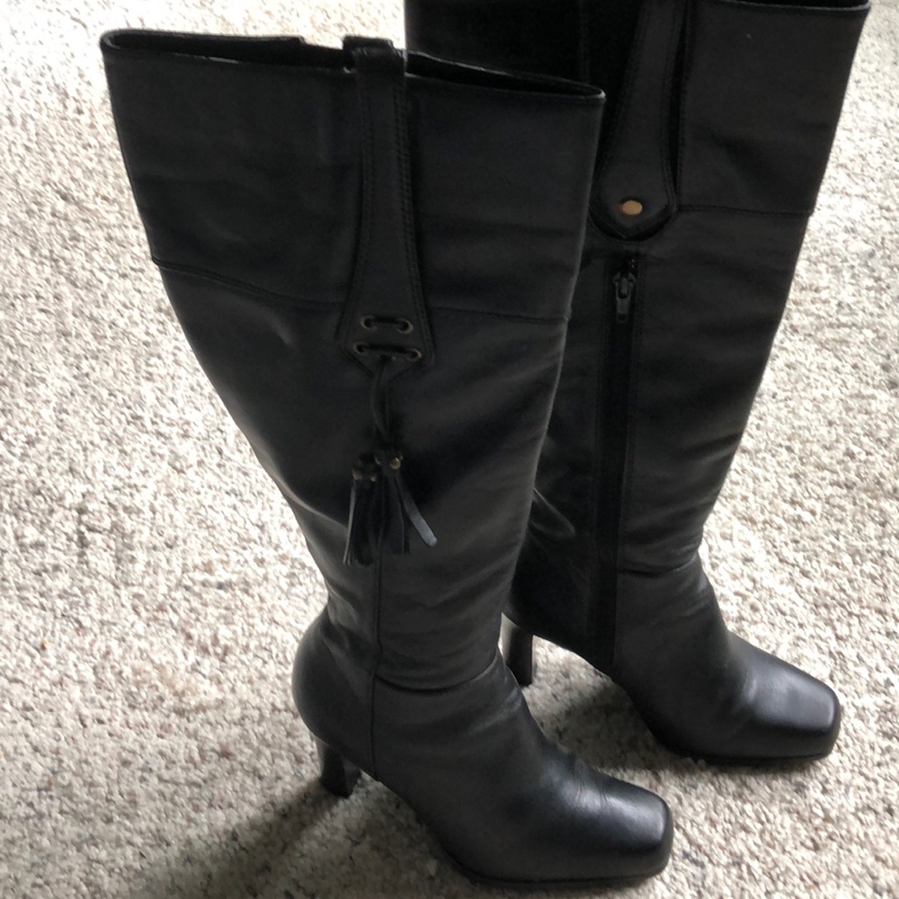 Chadwick’s Black Leather Upper Boots